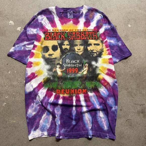 Delta Other - 1999 Vintage Black Sabbath Reunion Of Century Tour Tshirt Size Adult XL